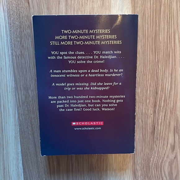 2 minute mystery book - Picture 3 of 3